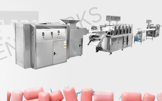 Chiclet chewing gum production line